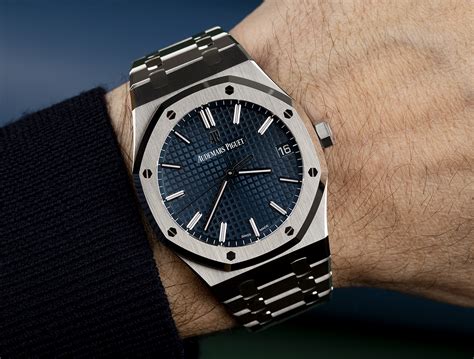 audemars piguet royal oak automatic blue|audemars piguet royal oak precio.